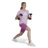 T-Shirt de fitness adidas Primeblue Roxo para mulher
