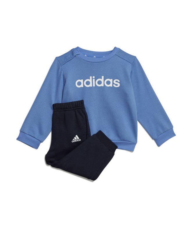 Fato de treino adidas I Lin Fl Jog Kids Azul