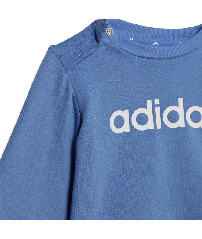 Tracksuit adidas I Lin Fl Jog Kids Blue