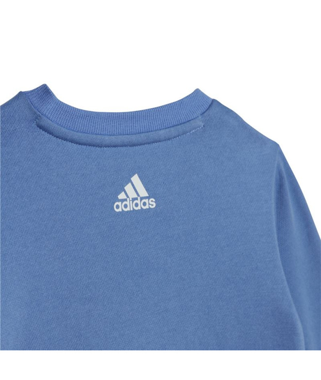 Fato de treino adidas I Lin Fl Jog Kids Azul