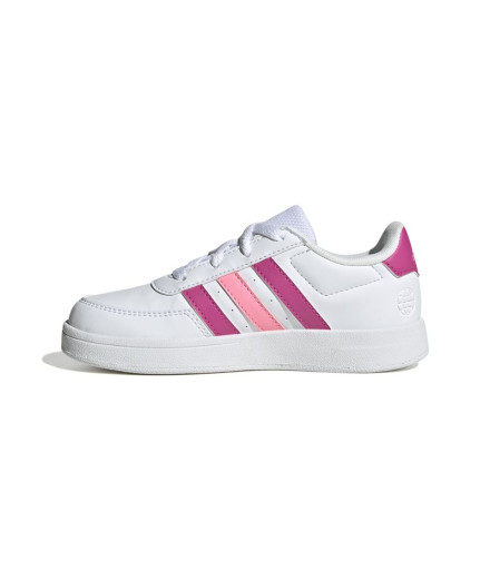 Chaussures adidas Breaknet Lifestile Court Lace White Enfant 2