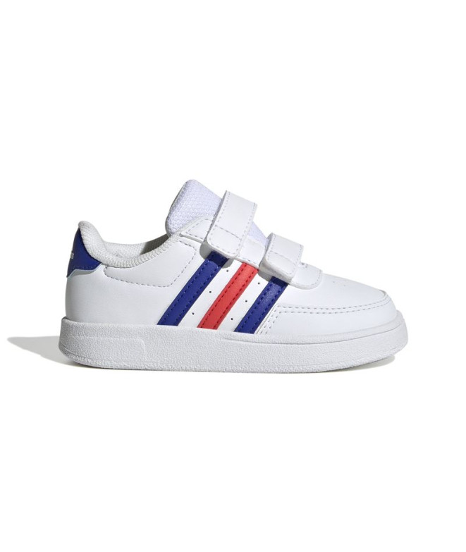 Chaussures adidas Breaknet Lifestile Court Lace Strap Blanc Enfant