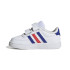 Sapatilhas adidas Breaknet Lifestile Court Lace Strap Branco Infantil