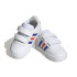 Sapatilhas adidas Breaknet Lifestile Court Lace Strap Branco Infantil