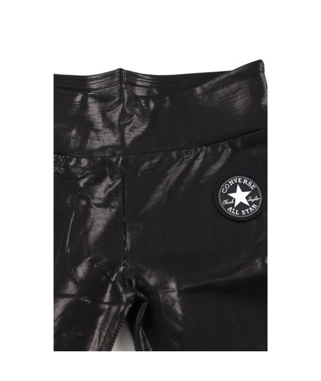 Collants Converse High Rise Shine Girl's Preto