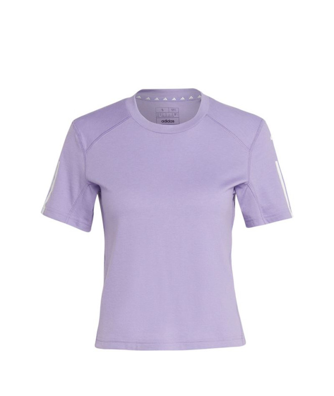 T-Shirt de fitness adidas Essentials Roxo para mulher