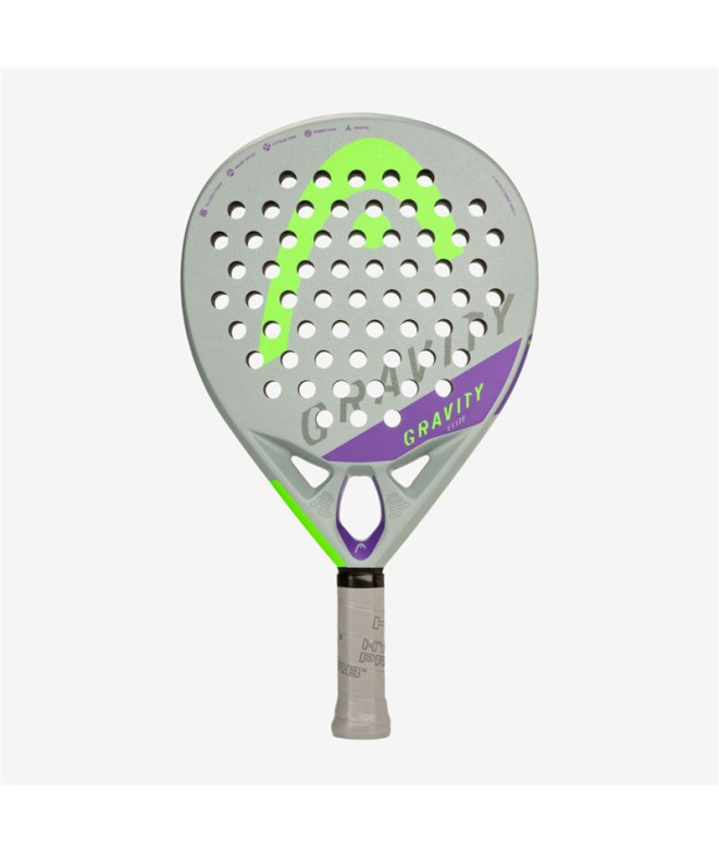 Raquete de padel Head Gravity Elite 2022 Cinzento