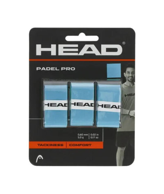 Grip de Padel Head Padel Pro 3 PCS Azul