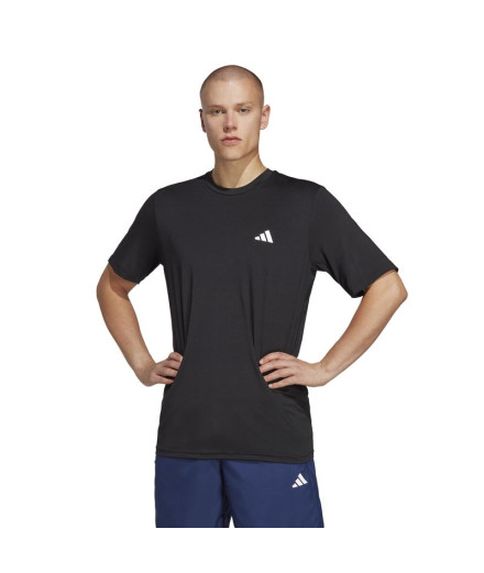T-shirt Fitness adidas by Essentials Stretch Noir Homme 2