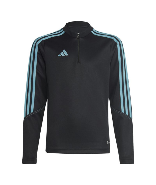 Sweatshirt de futebol adidas Tiro23 Club Preto Sweatshirt de futebol para crianças