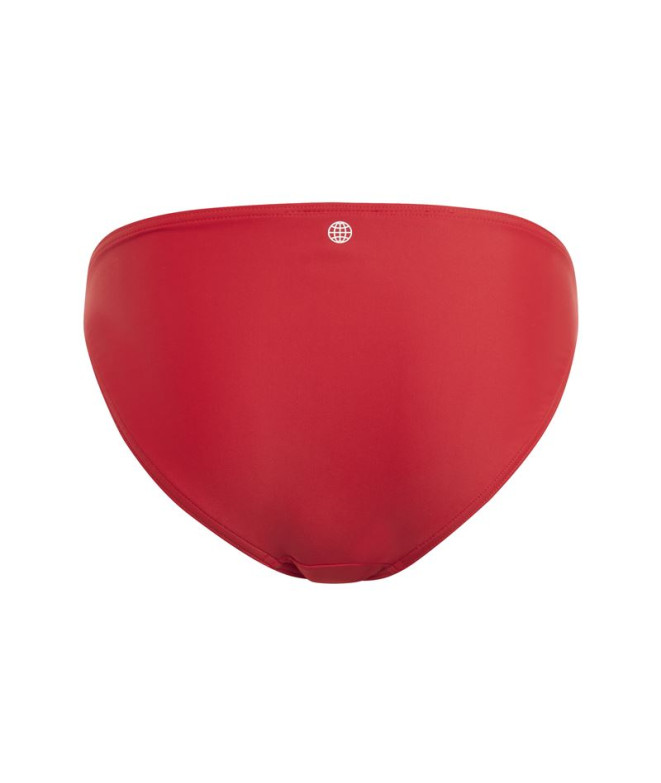 Bikini de Natación adidas Big Bars Logo Rojo Niña