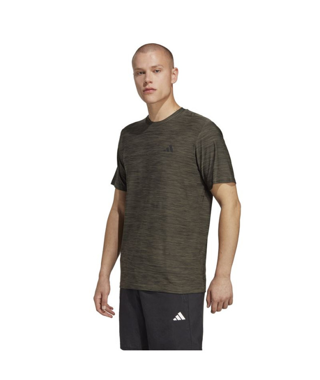 T-shirt Fitness adidas de Essentials Green Homme