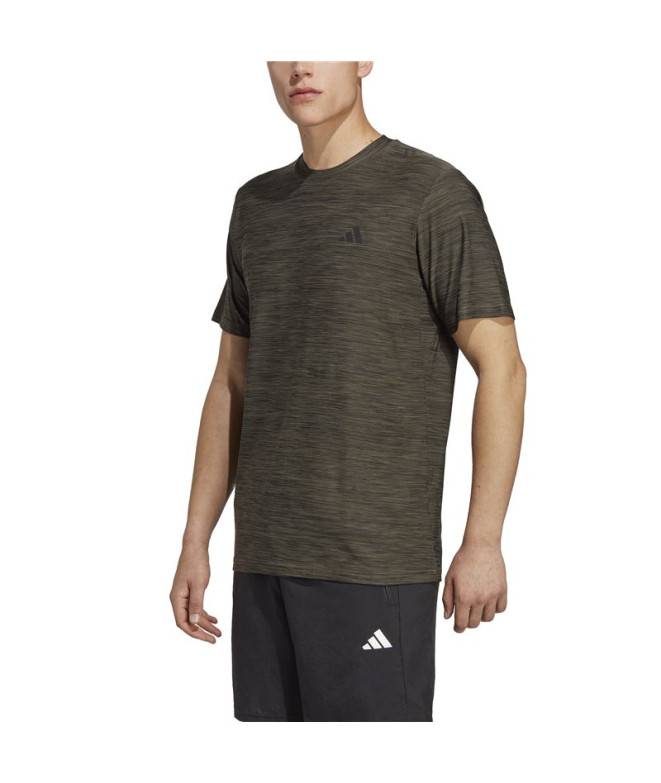 T-shirt Fitness adidas de Essentials Green Homme