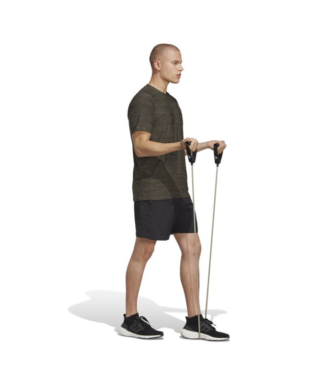 T-shirt Fitness adidas de Essentials Green Homme