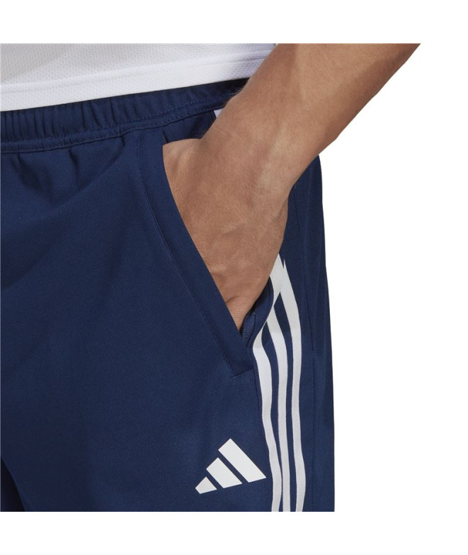 Calças Fitness adidas Pique Azul Homem