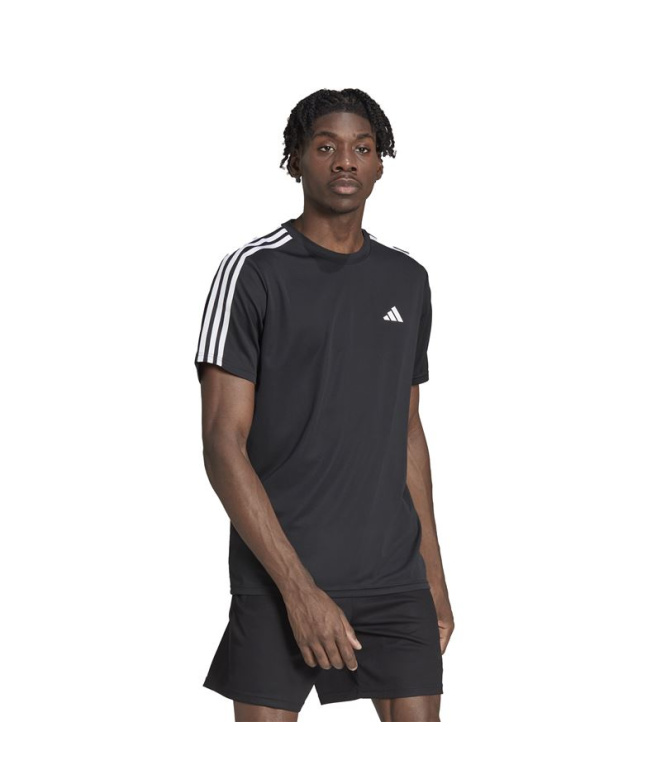 T-shirt Fitness adidas de Essentials Black Homme