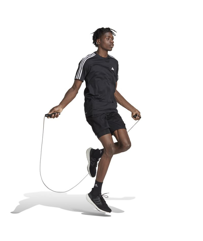 T-shirt Fitness adidas de Essentials Black Homme