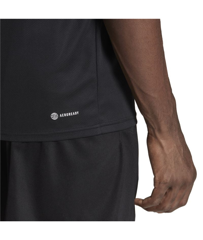 T-shirt Fitness adidas de Essentials Black Homme