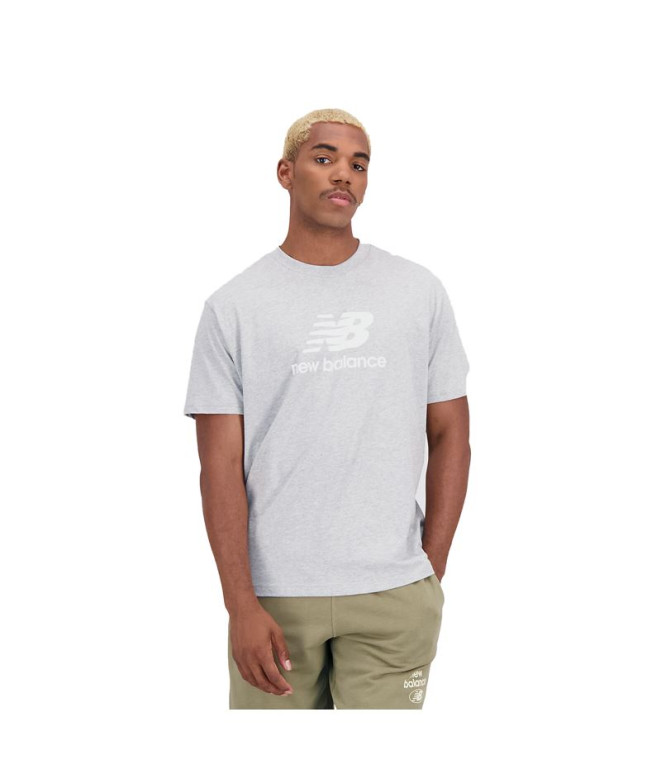 Camiseta New Balance Essentials Blanco Hombre