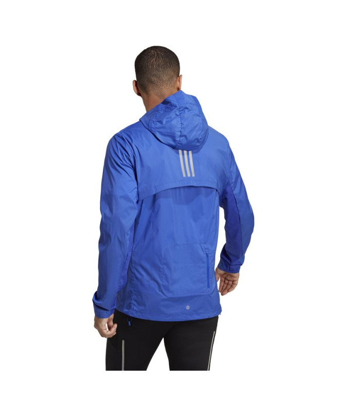 Veste Running adidas de Marathon Blue Homme