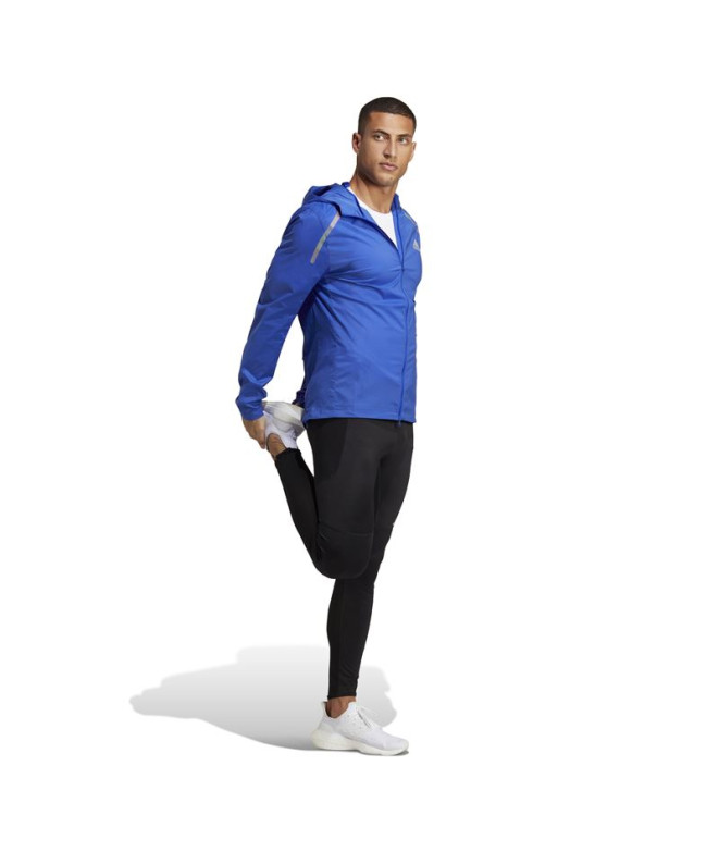 Veste Running adidas de Marathon Blue Homme