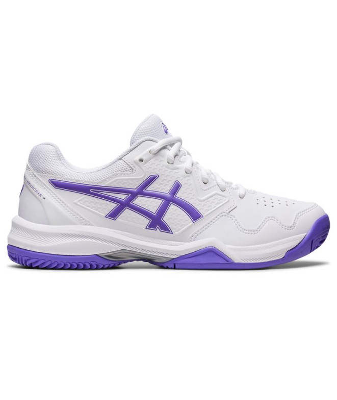 Chaussures by Tennis ASICS Gel-Dedicate 7 White Femme