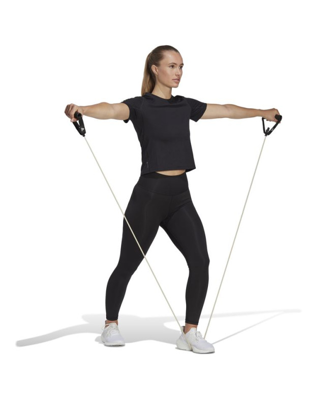 T-Shirt de fitness adidas Powerreact Vermelho...