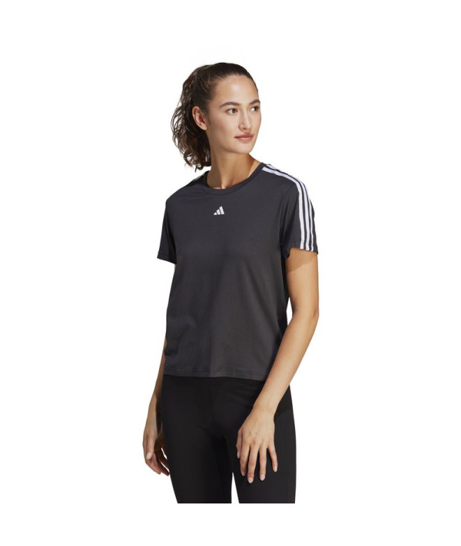 Camiseta de Fitness adidas Essentials Negro Mujer