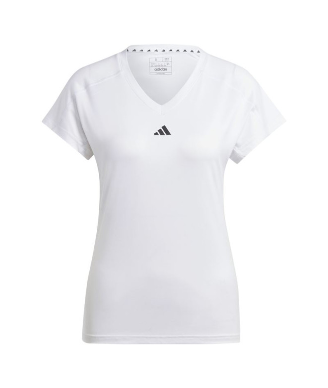 T-Shirt de fitness adidas Essentials Minimal Branco para mulher