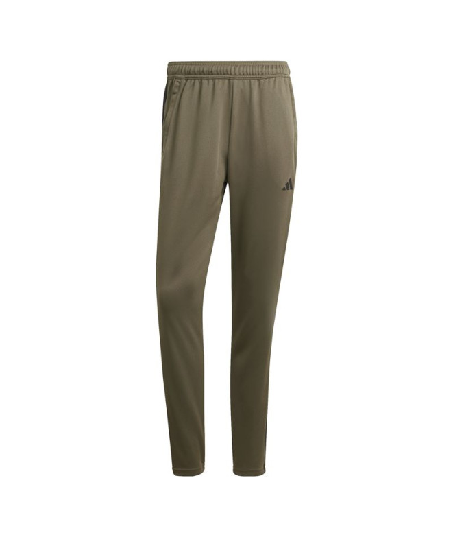 Pantalones de Fitness adidas Essentials Logo 3 Bandas Verde Hombre
