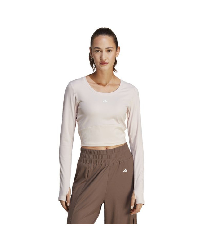 Yoga and Pilates T-shirt adidas Studio Grey...