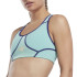 Sujetador Deportivo de Fitness Reebok Les Mills Colorblock Azul Mujer