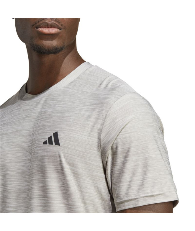 T-shirt de Fitness adidas Essentials Gris Homme