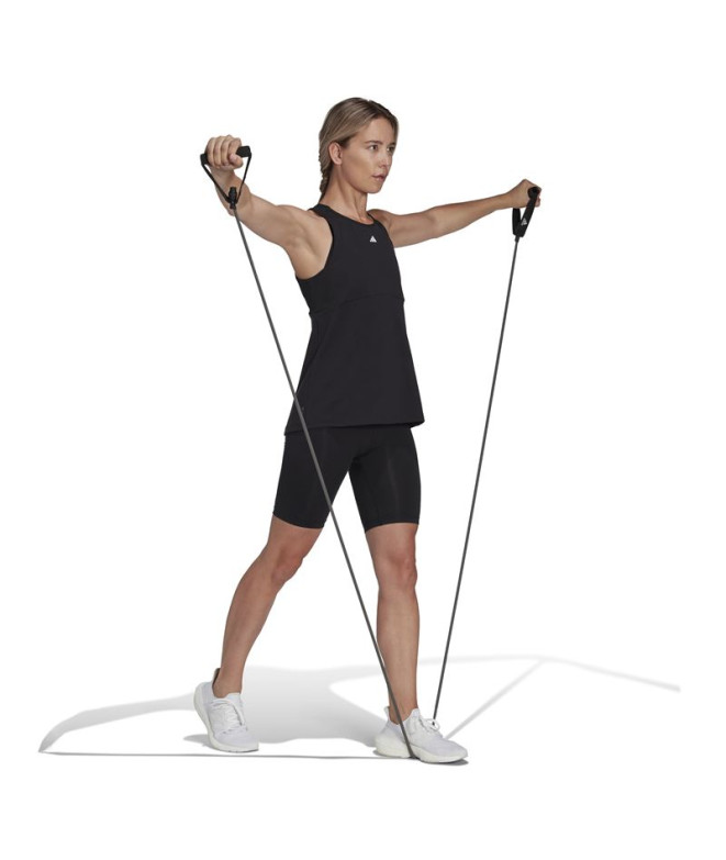 T-shirt Yoga et Pilates adidas Studio Noir Femme