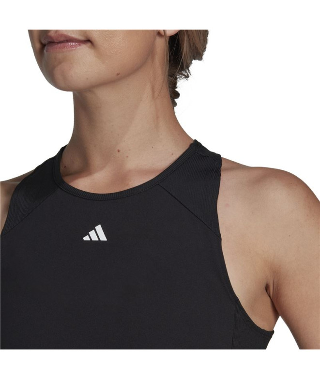 T-shirt Yoga e Pilates adidas Studio Mulher Negra