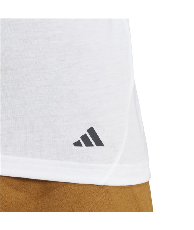 Camiseta de Yoga y Pilates adidas Base Blanco...