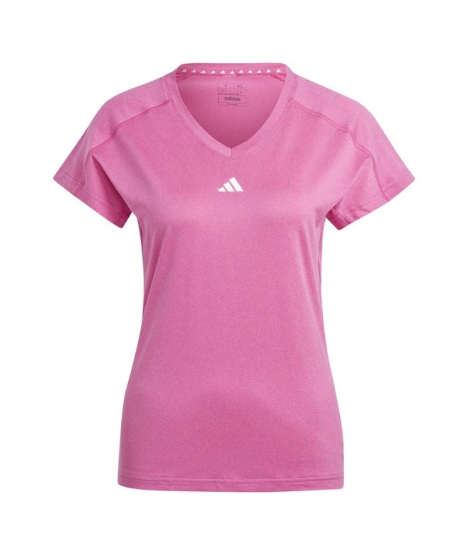 Camiseta por Fitness adidas Essentials Minimal Lila Mulher