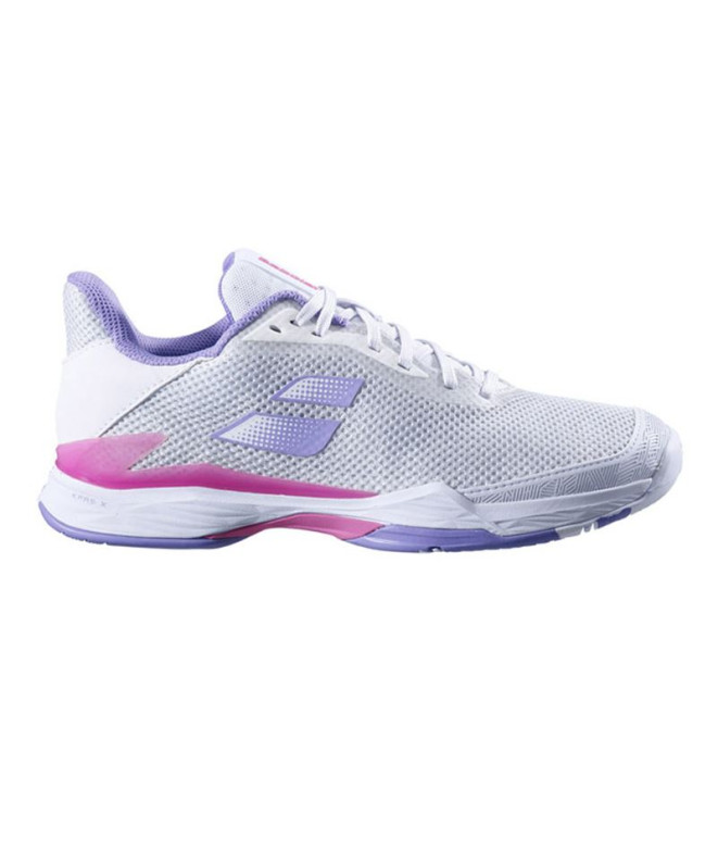 Tennis Chaussures Babolat Jet Tere All Court White Women's Chaussures