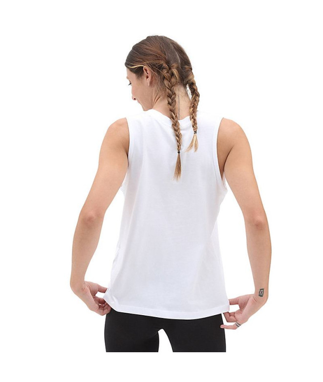 T-Shirt Vans Lock Box Tank White Women