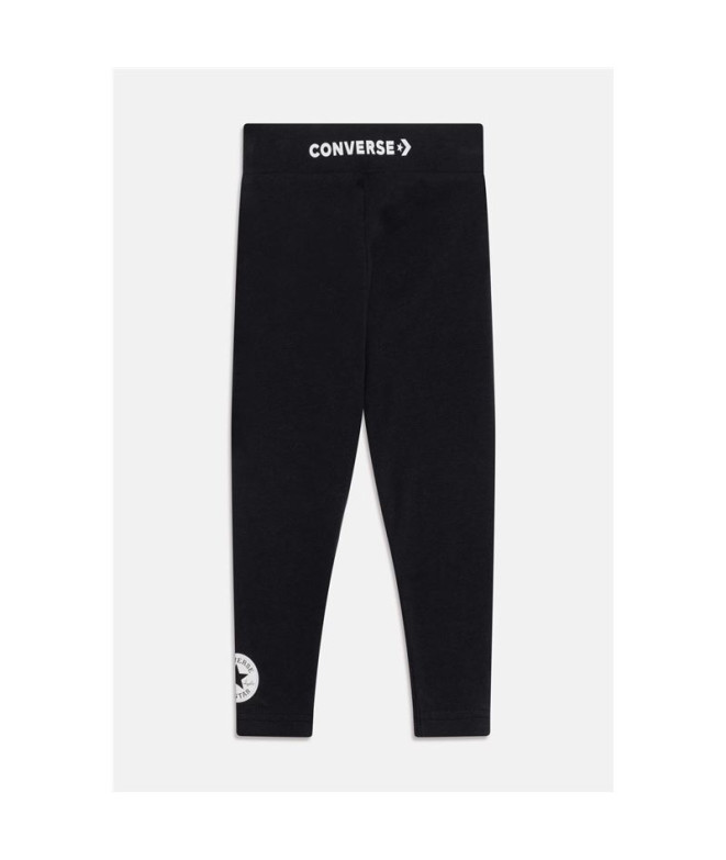 Leggings Converse Wordmark Girl's Black