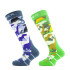 Calcetines de Esquí Sinner Dino Azul y Verde Niño 2 Pares