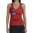 Bullpadel Orlas Delfi Brea Padel Camisa Padel Feminina Vermelha