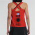 Bullpadel Orlas Delfi Brea Padel Camisa Padel Feminina Vermelha