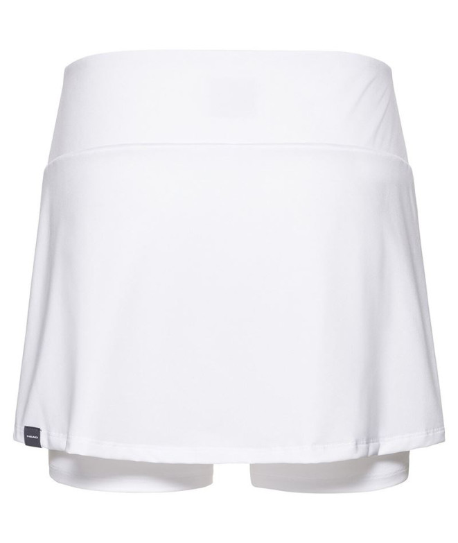 Jupe de tennis Head Club Basic Femmes Blanc