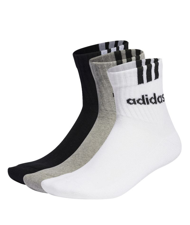 Chaussettes adidas Linear Quarter White