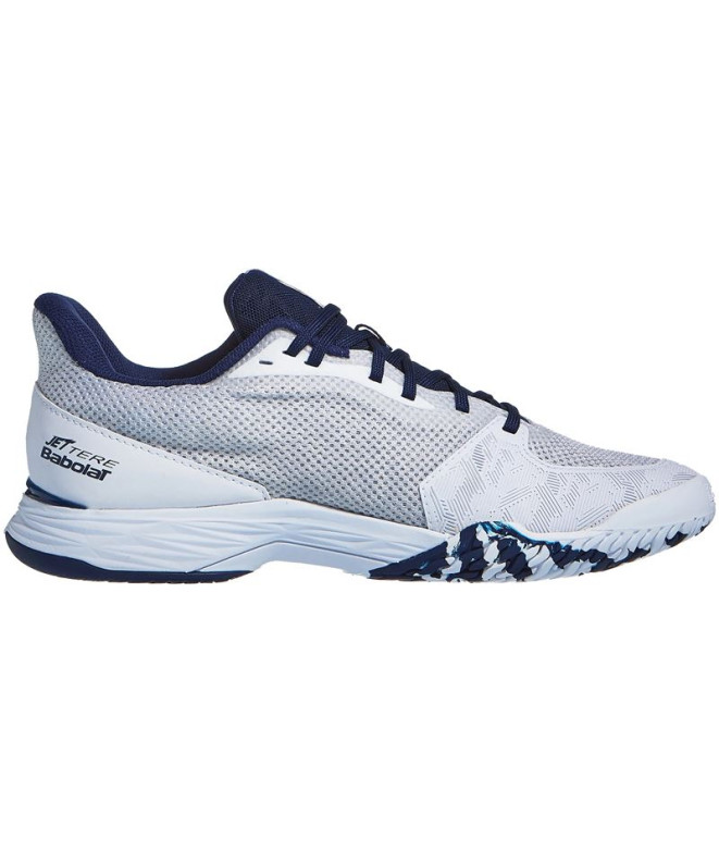 Chaussures de tennis Babolat Jet Tere All Court Blanc Chaussures de tennis Hommes