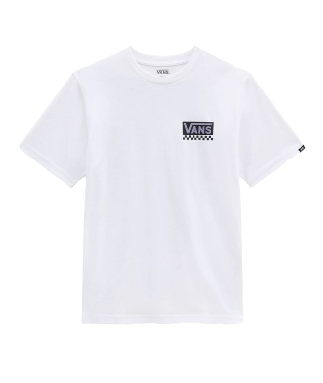 Camiseta Vans Global Stack Po-B Blanco Infantil