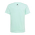 T-shirt adidas Logótipo linear Verde T-shirt para menina