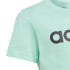 T-shirt adidas Logótipo linear Verde T-shirt para menina