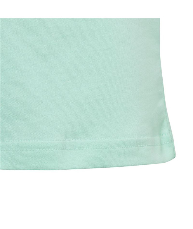 Camiseta adidas Linear Logo Verde Niña